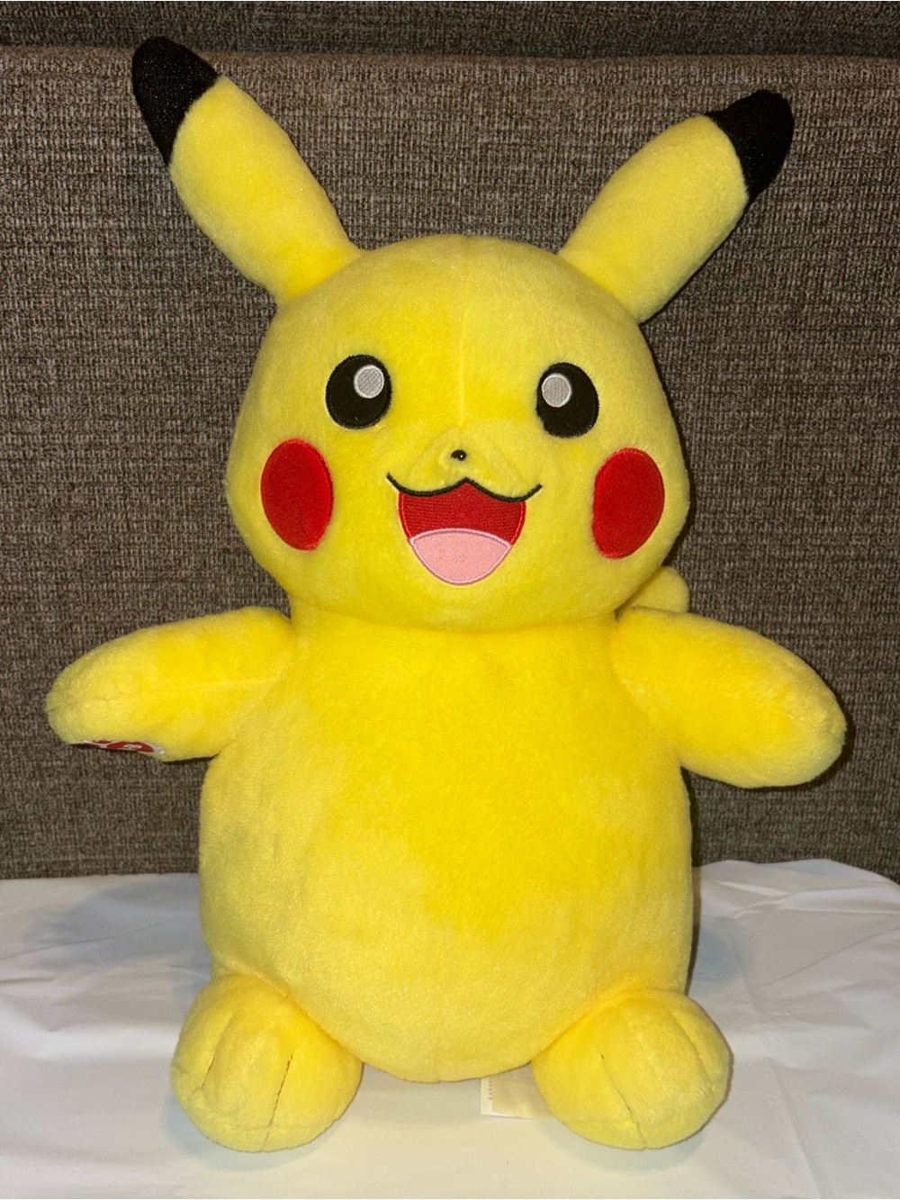 Pokemon Build A Bear 18" Pikachu Stuffed Plush Toy BAB Collectible Stuffy Yellow